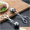 Strumenti per pollame di carne Pottry in acciaio polpetta per clip palline di manzo a clip che produce stampo ZL1325 Delivery Deliping Home Garden Cucina da pranzo Ba Ot6et