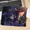 Muisblokken Pols Rests Genshin Impact Mouse Pads Speed Gamer Gaming Pad Accessories PC Anime Muse Mats Complete tapijtcomputer Mousepad Desk Mat Mona Y240419