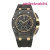 Orologio da polso AP Tourbillon 26420CE OO A127CR.01 Orologio da uomo in ceramica Royal Oak 18K