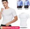 Mens Zayıflama Vücut Şeytan Göbek Kontrolü Shapewear Man Shapers Model Çamlanı Bel Eğitmeni Düzeltici Duruş Yeleği Korse4515239