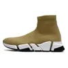 2024 scarpe di lusso 2.0 Khaki Race Runner Men Socks Running Scarpe Sneaker Sneaker Chaussures Sneaker Velocità Amanti Lace Up Trainer 35-46 T7