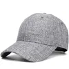 Caps de bola Big Tamanho grande Faux linho profundo Chapéus de beisebol de beisebol masculino ao ar livre Cool Sun Cap Men Tamanho Grande Esporte Snapback Caps 55-60cm 60-66cm