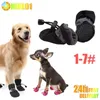Bottes de chien avec suspense chaussures imperméables Protégeurs PAW PRÉTÉRISSABLES COMMISSANTS ANT