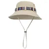 Berets Fashion Visor Hut für erwachsene Sommerweite Brims Fischer atmungsable Floppy Unisex Beach Outdoor Camping