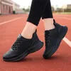 Chaussures de basket-ball masculines Black Women Sports Sneakers Taille 36-45