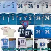 Custom S-6XL 75th Vintage 34 Earl Campbell 1978 Jerseys de football 1 Warren Moon 9 Steve McNair 74 Bruce Matthews 27 Eddie George 78 Cuyley Culp 63 Mike Munchak 87 Casper