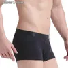 アンダーパンツメンボクサーショーツコットン下着男ソリッドパンティー通気性低ウエストu凸ポーチCueca MasculinaS-XL