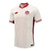 24/25 Canada Kid Brand New Red and White Soccer Jerseys National Grosso Cavallini Hoilett Sinclair Davies J.David Football Shirt South American Cup National Team