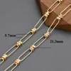 Collares colgantes Gufeather C170DIY Cadena Pass Reachnickel Free18K Gold Copper MetalCarmsdiy Pulsera Collar de colaboración