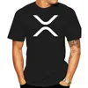 دعاوى الرجال رقم 2 A1205 T Shirt Fashion XRP (Ripple) Symbo Symbo Community Crypto قمصان مخصصة