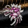 Brooches Donia Jewelry Europe And The United States Selling Colorful Retro Violet Brooch Large Luxury Flower