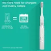 Tandborste XFU Sonic Electric Tandborste bärbar för resor med dammskydd 2 Ersättare gummiborstehuvuden Skydda tandköttet Aluminiumhandtag Y240419