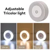 Wandlamp LED TOUCH SENTOR NACHT LICHT MAGNETISCH Oplaadbare babyslaap Dimbable Bedside Closet Oogbescherming