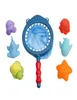 Nuovi set di giocattoli per la pesca alla moda Set Network Pull Up Duckfish Kids Toy Swimming Classes Gioca Bambola per bagno Spray Bath Toys6553749