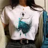 Women's T Shirts Ballet Dancer Top Women Summer Y2K Shirt Kvinnliga anime kläder