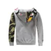 Hot A Bathing AP Full Zip Shark Hoodie Mens Vintage Bap 1st Camo