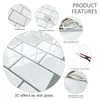 Vividtiles Premiun 1212 Inch Strong Self Adhesive Wallpaper Peel and Stick Backsplash White Tile Sticker 240415