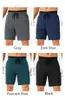 Tenue de yoga ll hommes cyclistes sports courte jogger pantalon avec poche élastique de course à pied d'entraînement gymnase