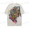 Koszulki męskie Y2K T Shirt Harajuku Hip Hop Cartoon Graphic Print Gothic Oversiased Tshirt Men Men Kobiety 2023 Nowy japoński moda krótka top T240419