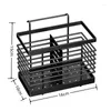 Kitchen Storage 1pc Wall Mounted Utensil Holder Drying Rack For Forks Spoons Chopsticks Home Supplies