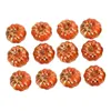 Fleurs décoratives 12pcs Pumpkins artificiels Mini simulation Modèle de citrouille pour Halloween Table Toppiece Piece d'automne Automne Saison d'automne