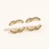 20style designers clássicos letra de marca breol de breol geométrico feminino feminino ouro banhado diamante breating jóias acessórios de jóias presentes de casamento