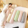 Pillow Long Pillowcase Roll Headrest Neck Bolster Cylindrical Cover Home Decor Sofa Sleep Ice Bean Massage No Fill