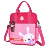 バッグ学生チュートリアルバッグDraagbare Schattige Kinderen Schooltas Nieuwe Cartoon Kleur Contrast Rugzak Schoolbenodigdheden Boek Tas