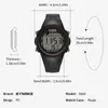 Wristwatches Men Sport Digital Watch 50M Waterproof Student Watches Ideal For Outdoor Sports And Daily Use