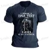 Men's T-Shirts Vintage T-Shirt MenS 3D Knight Print T Shirt Summer Strt Hip Hop Oversized Short Slve Tops Ts Shirt Man Clothing Camiseta T240419