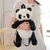 3545 cm panda en peluche sac à dos caricature mignon jouet en peluche douce sac à banc d'animaux pour enfants cadeaux d'anniversaire filles 240407