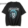 24ss American High Street Trendy Half Sleeve Electric Kid Tee Boys Washing Heavy Industry Short T-shirt