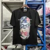 Herr t-shirts män kvinnor strtwear svart vit ih nom uh nit t shirt bästa kvalitet bomull maskerad man tryck t-shirt överdimensionerade t toppar t240419