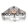 Piquet Audemar Full Iced Out Moissanite Diamond Watch Acciaio inossidabile Hip Hop Orologi di movimento automatico per uomini di alta qualità