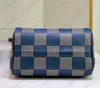 Projektantka worka na poduszki prędkość zakazu Dou Liere 25 torebka N40585 TOTE MĘŻCZYZNA KOBIETA REMPER Crossbody Torby Luxurys Wysokiej jakości Damier Pop Trapezoidalne torebki linii Dhgate