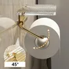 Porte-toilettes en or de luxe avec étagère sans poinçonnage en papier rouleau en acrylique support de tissu accessoires de salle de bain salle de bain 240419