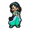Anime encantos al por mayor recuerdos de la infancia sirena hada princesa graciosa regalos caricaturas accesorios de calzado accesorios de decoración de pvc hebilla de goma suave amuleto
