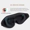 3D Sleep Mask Oppell Mocno Pomoc Sleka Maska Oka Miękka Pamięć Piana Maska do cienia do powiek 99% Blokout Light Slaapmasker Oczy