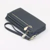 Wallets Long wallet women men's soft leather wallet high quality women's clutch purse long female wallet zipper for men