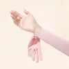 Ginocchiere guanti estivi di seta ghiacciata maniche lunghe copertine a prova di UV donne cuffio esterno in guida per guida fresca manica della crema solare unisex