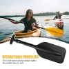 Telescopes 54106cm Collapsible Adjustable Safety Boat Accessories Kayak Paddle Retractable Oar Portable Telescope Rafting Boat Paddle