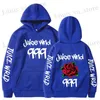 Men's Hoodies Sweatshirts Autumn Rap Singer Juice Wrld Hoodie Printed Mens Fashion T-shirt T240419