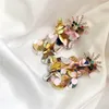 Stud Earrings Rongho Metal Paillete Tassel For Women Multi Color Crystal Statement Earring Femme Brincos Long Pendant