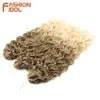 Jessica Hair Deep Wavy Twist Crochet Synthetic Curly Braids High Temperature Fiber Braiding s 240410