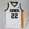 2024 Final Four Jerseys Indiana Caitlin Clark 4 Women College Basketball Iowa Hawkeyes 22 Jersey NCAA Zwart geel White Navy Men Youth All ED