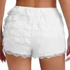 Women's Shorts Womens Ruffled Bloomers Pumpkin Tiered Lace Trim Sweet Bowknot Safety Underpants For Role Play Masquerade Theme Party