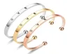 Bangle 2021 Fashion Rose Gold Color lettre