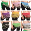 Party Decoration Wholesale Belly Dance Skirt Scarf Hip Wrap Belt Chiffon 3 Rows 128 Coins 200Pcs Drop Delivery Home Garden Festive Sup Dh9Vl