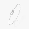 Urok Bracelets 925 Sterling Sier Single Diamond Rollable Bransoletka Europejska i amerykańska Znakomita biżuteria Dostarcz dhxhj