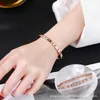 Brand designer Fashionable Carter Hot Selling Colorless Titanium Steel Rose Gold Bracelet Small and Luxury Personalized Advanced With logo